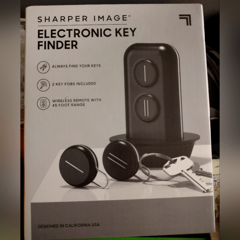 Sharper Image Electronic Key Finder - New Vintage & collectibles | Color: Black